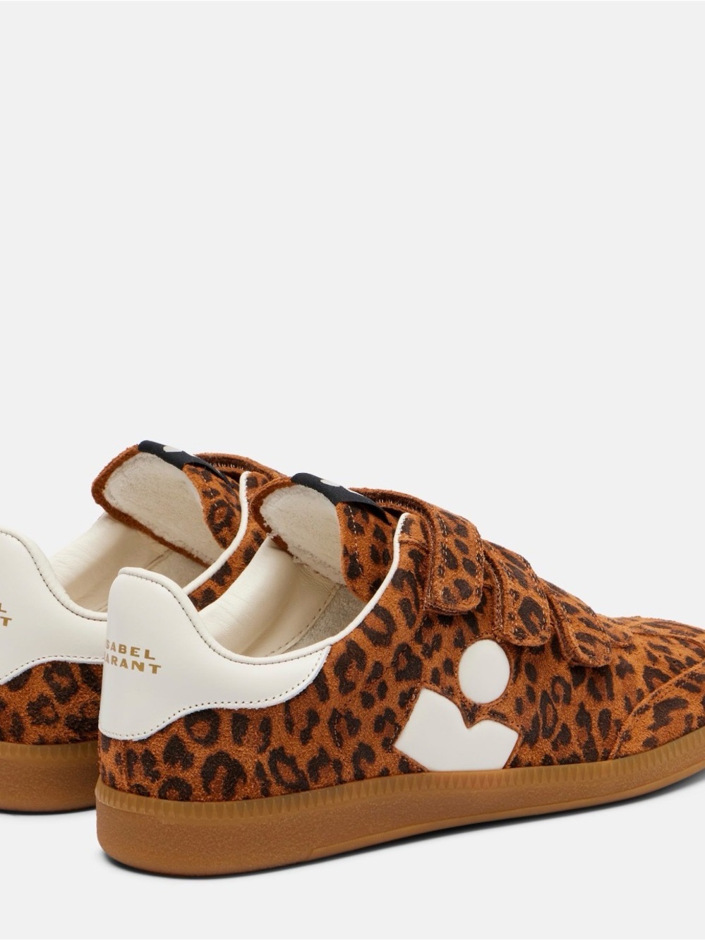Isabel Marant Beth leopard-print suede sneakers - Picture 3 of 4